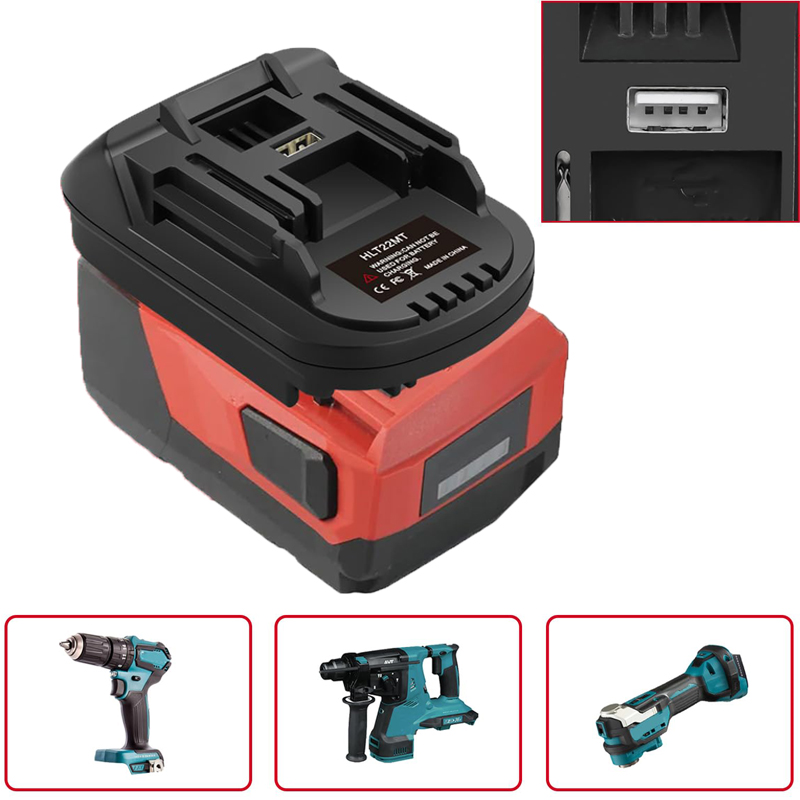 Power Tools Battery Adapter - Convertidor adaptador de batería HLT22MT para