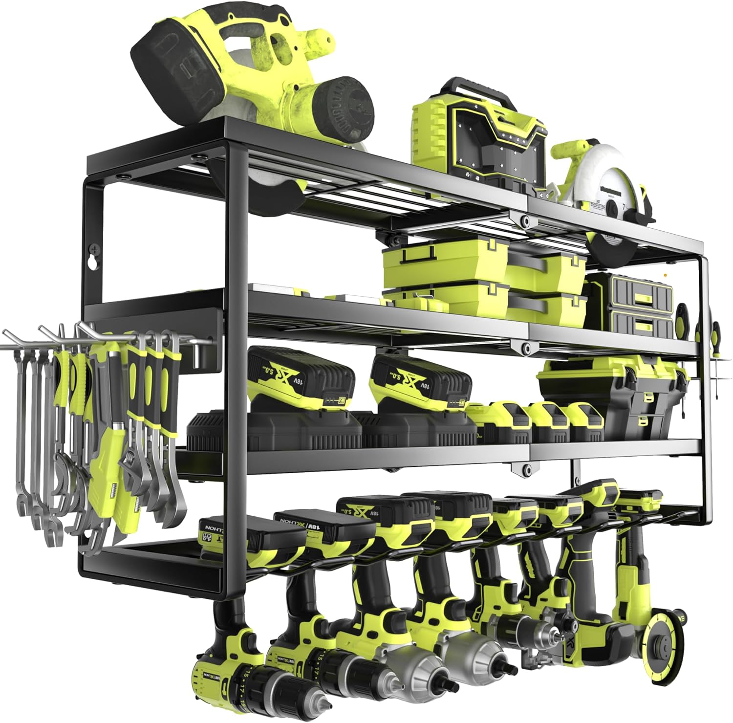 Power Tools Rack - Organizador de Herramientas Eléctricas de Pared