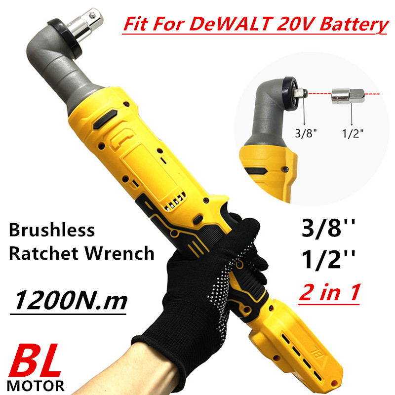 Power Tools Ingco - Llave de trinquete sin escobillas 1200NM