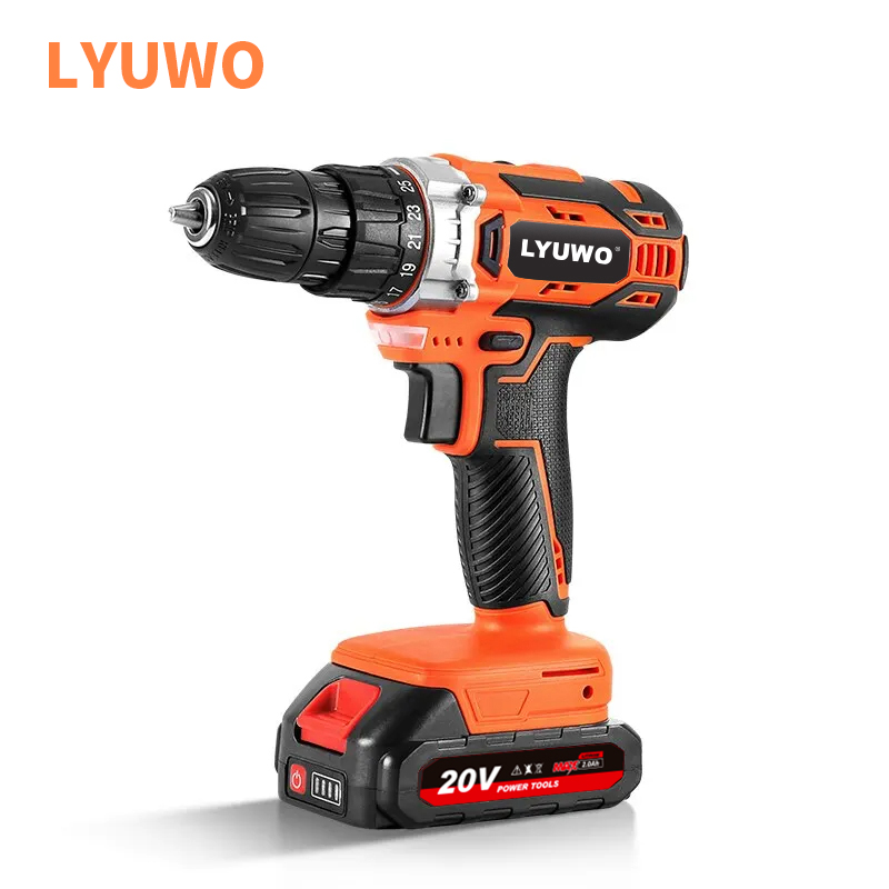 Power Tools Ingco - Taladro Inalámbrico LYUWO 40N.m 25 Plus