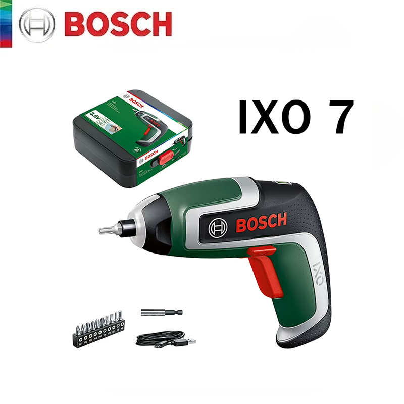 Power Tools Portable - Destornillador eléctrico inalámbrico Bosch IXO7, minitaladro