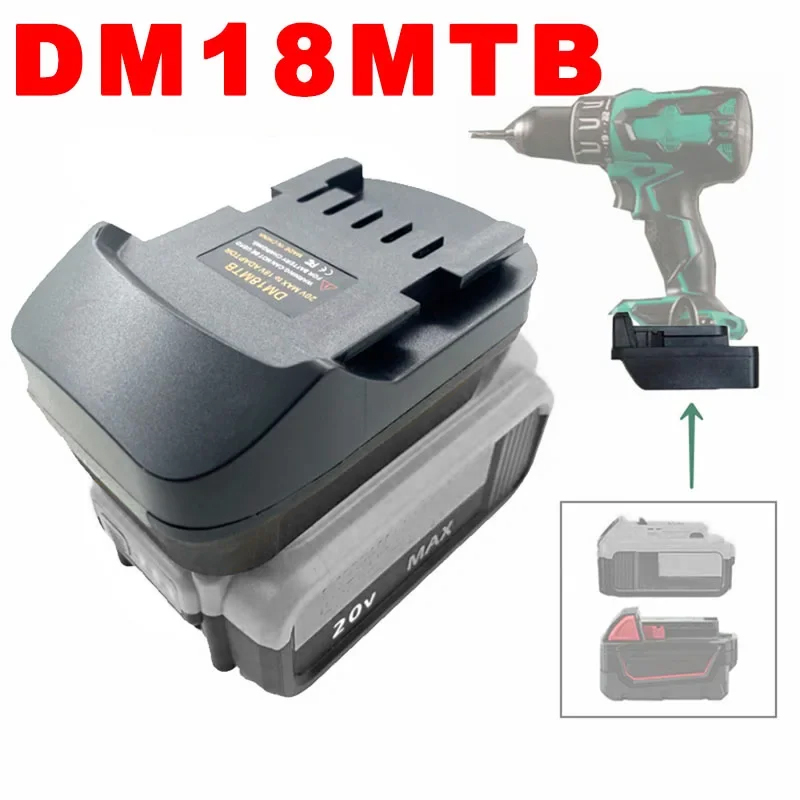 Power Tools Battery Adapter - Convertidor adaptador de batería DM18MTB para