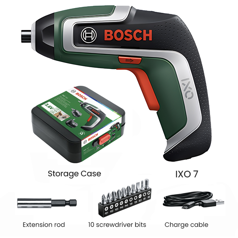 Power Tools Portable - Destornillador inalámbrico Bosch IXO 7, destornillador