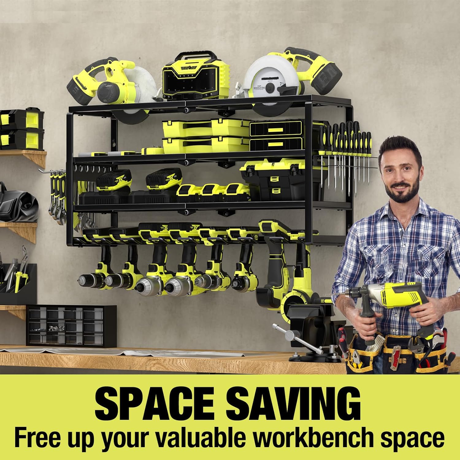 Organizador de Herramientas El - Power Tools Rack reseña y precio
