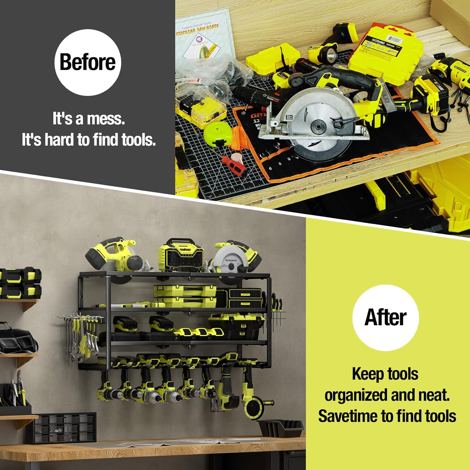 Organizador de Herramientas El - Power Tools Rack reseña y precio