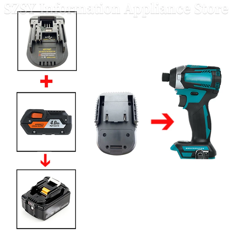 Adaptador de batería Ridgid, c - Power Tools Battery Adapter reseña y precio