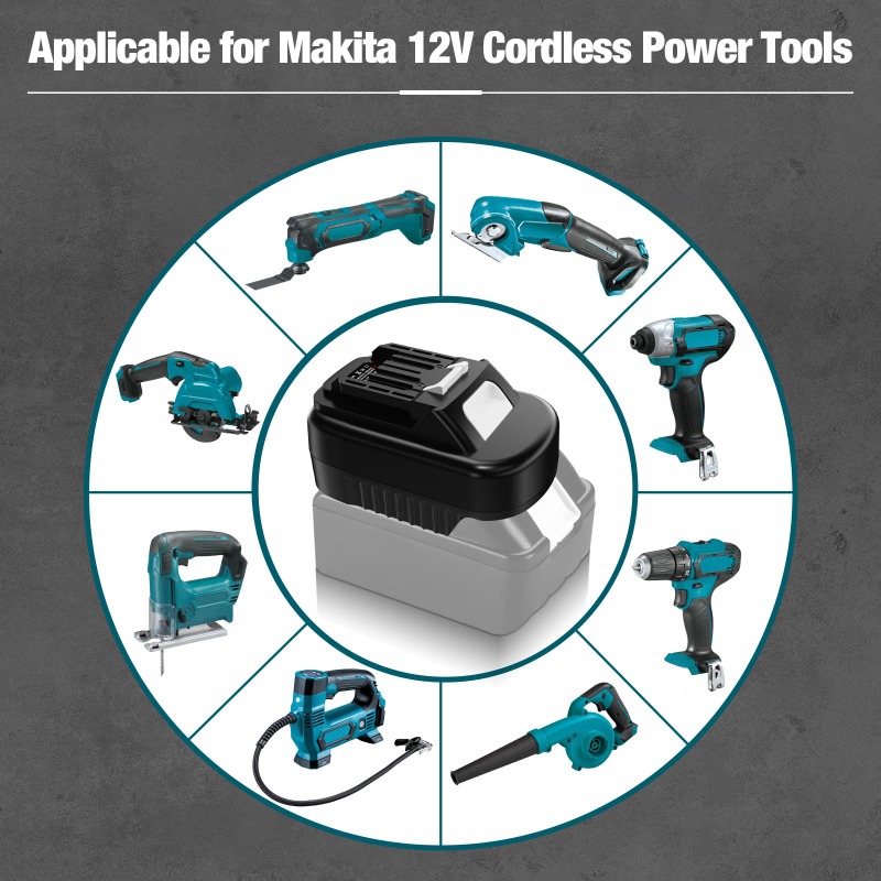 Adaptador de batería de herram - Power Tools Battery Adapter reseña y precio