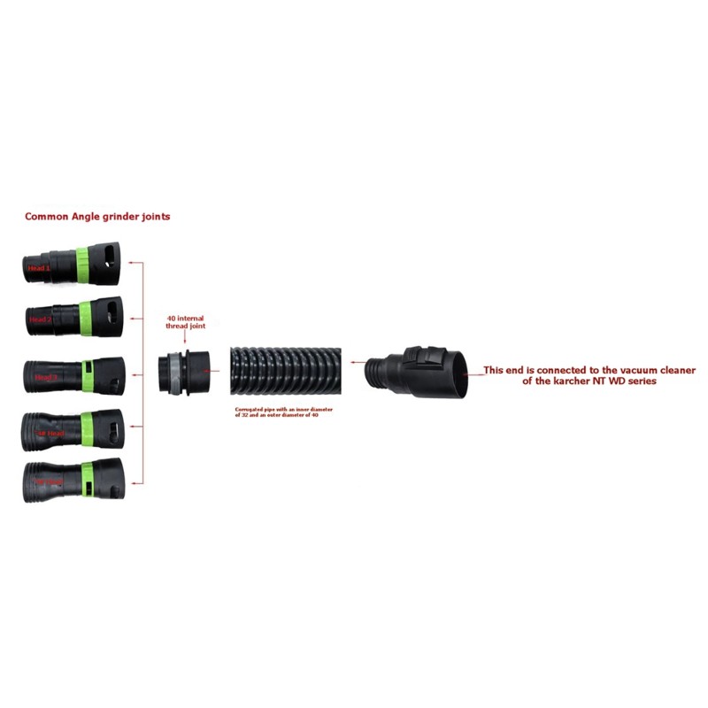 Juego de adaptadores de extrac - Power Tools Festool reseña y precio