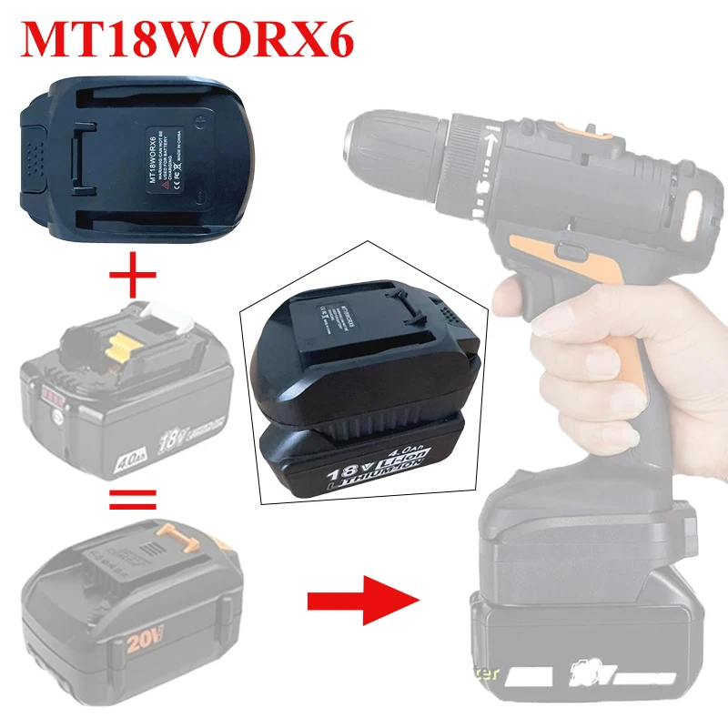 Adaptador convertidor de bater - Power Tools Battery Adapter reseña y precio
