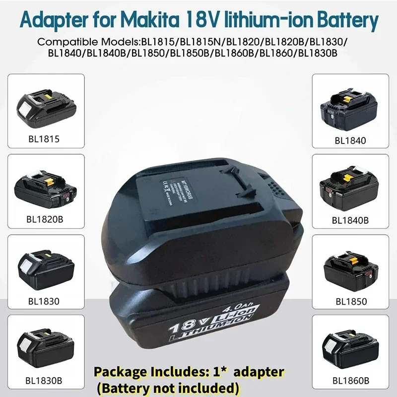 Adaptador convertidor de bater - Power Tools Battery Adapter reseña y precio