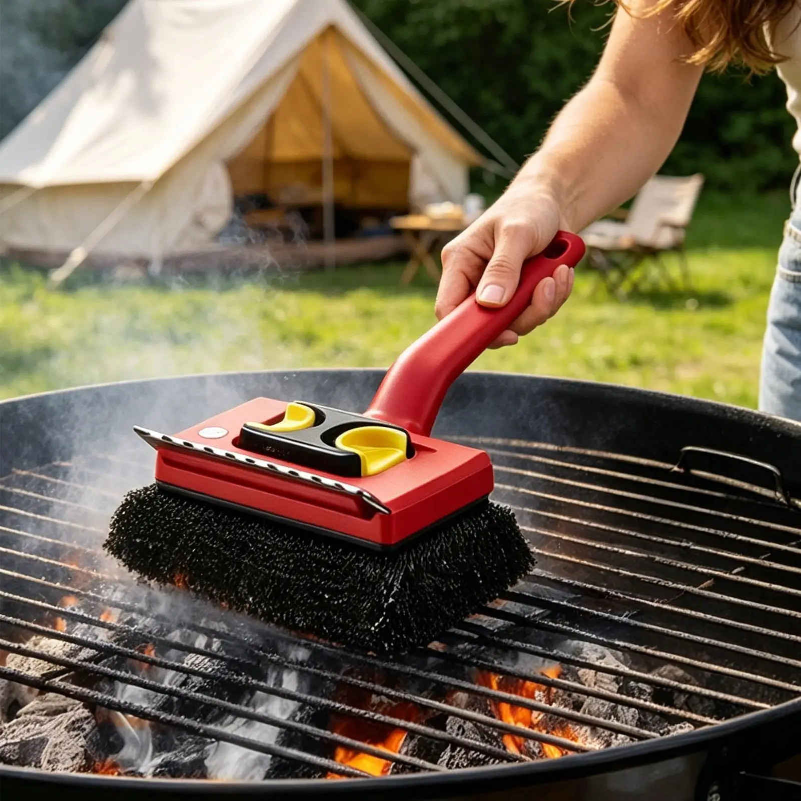 Cepillo Eléctrico para Parrill - Power Tools Red reseña y precio