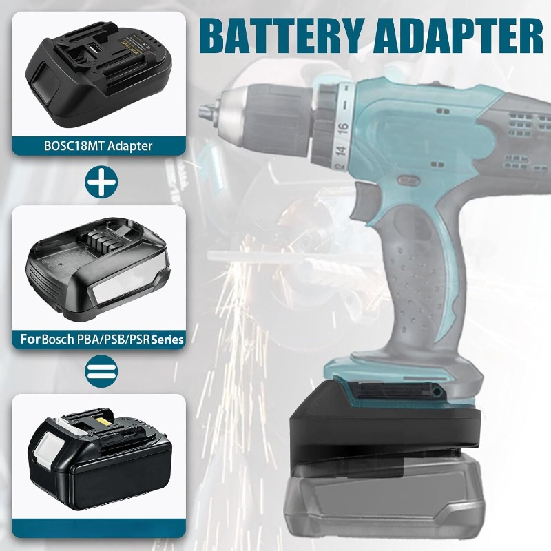 Convertidor adaptador de bater - Power Tools Battery Adapter reseña y precio