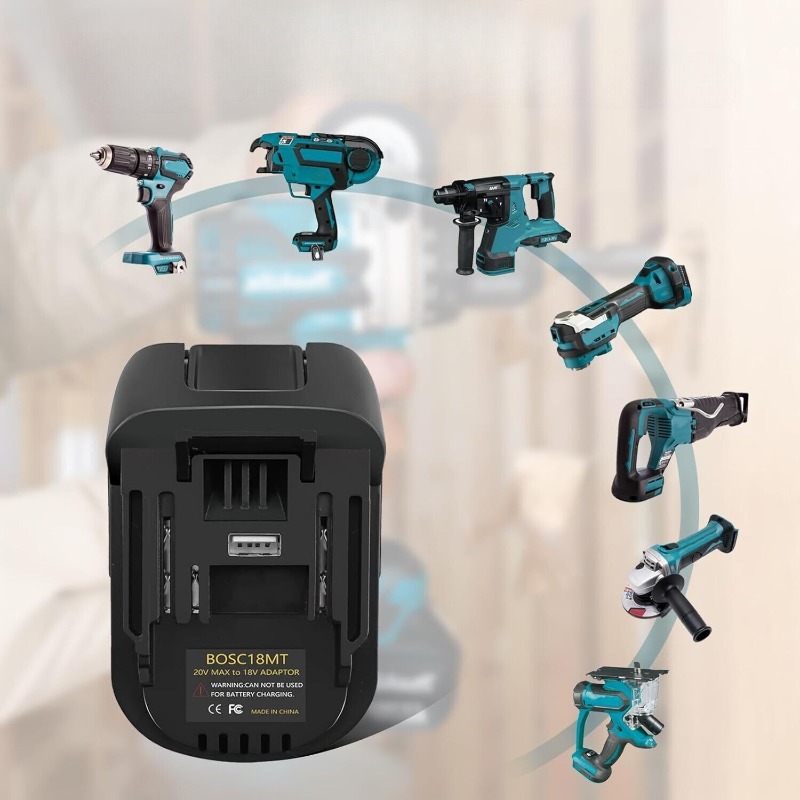 Convertidor adaptador de bater - Power Tools Battery Adapter reseña y precio