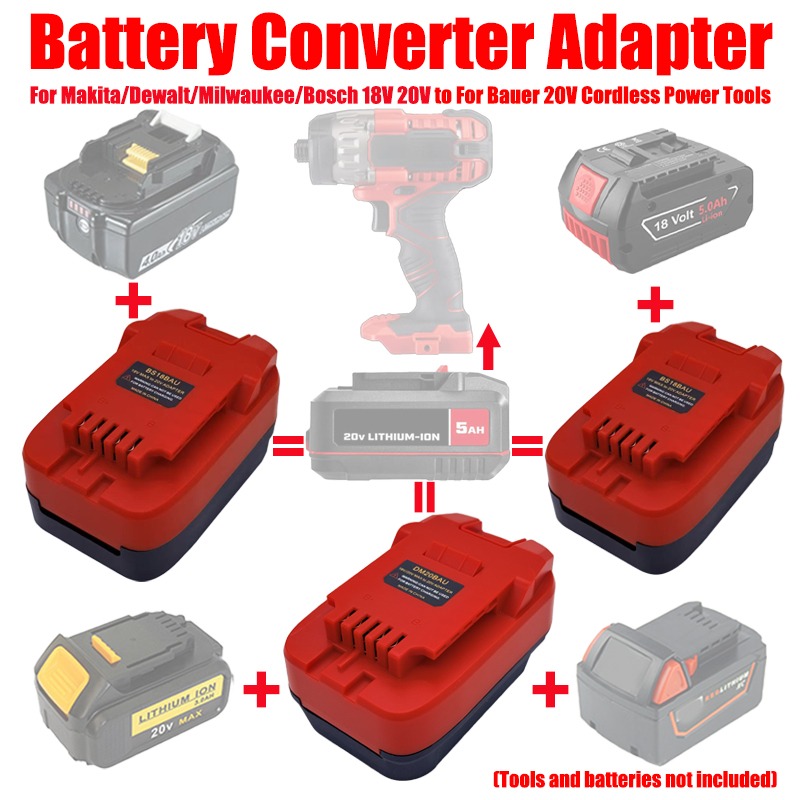 ALASICKA MT18BAU DM20BAU BS18B - Power Tools Battery Adapter reseña y precio