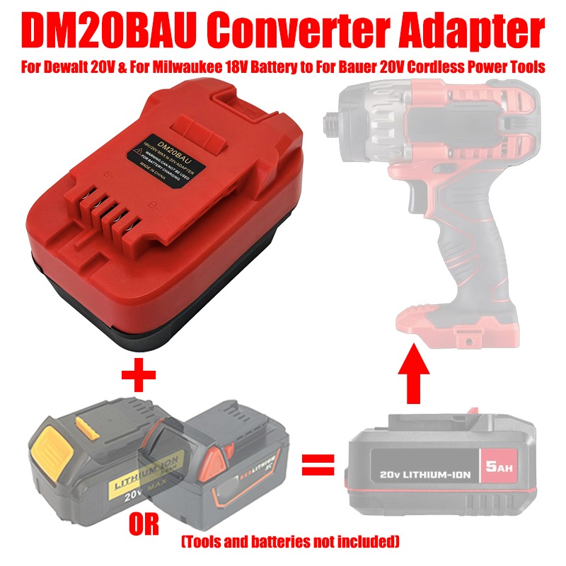 ALASICKA MT18BAU DM20BAU BS18B - Power Tools Battery Adapter reseña y precio