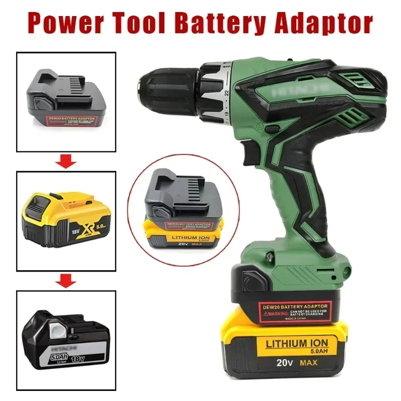 Para baterías de iones de liti - Power Tools Battery Adapter reseña y precio