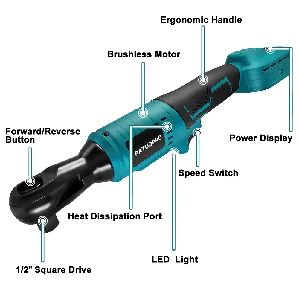 Llave de trinquete eléctrica s - Power Tools Ingco reseña y precio