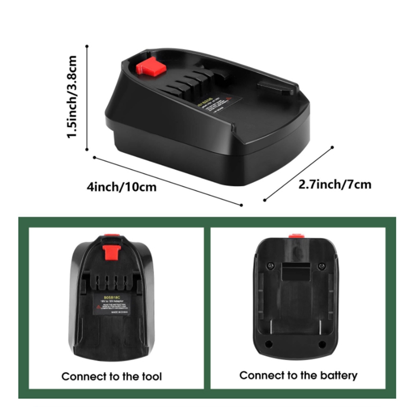 Adaptador de batería para bate - Power Tools Battery Adapter reseña y precio