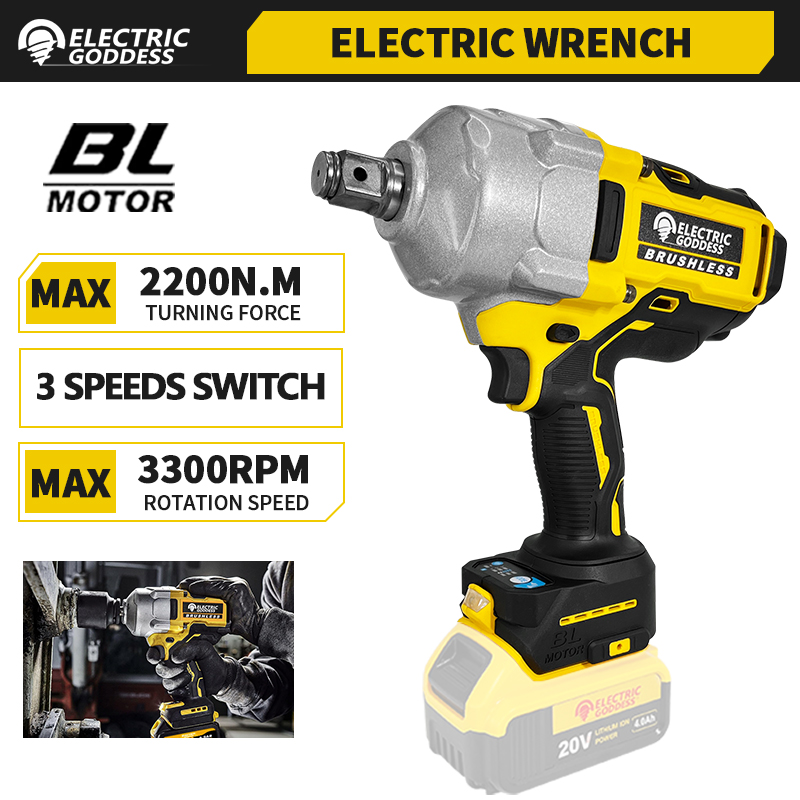 Llave de impacto eléctrica sin - Power Tools Ingco reseña y precio